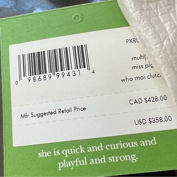 *SOLD* Kate Spade Who Moi Miss Piggy Clutch - Picture 16 of 16